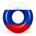 FloatyVibes Schwimmring "Russland"