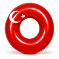 FloatyVibes Schwimmring "Türkei"